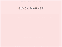 Tablet Screenshot of blvckmarket.com